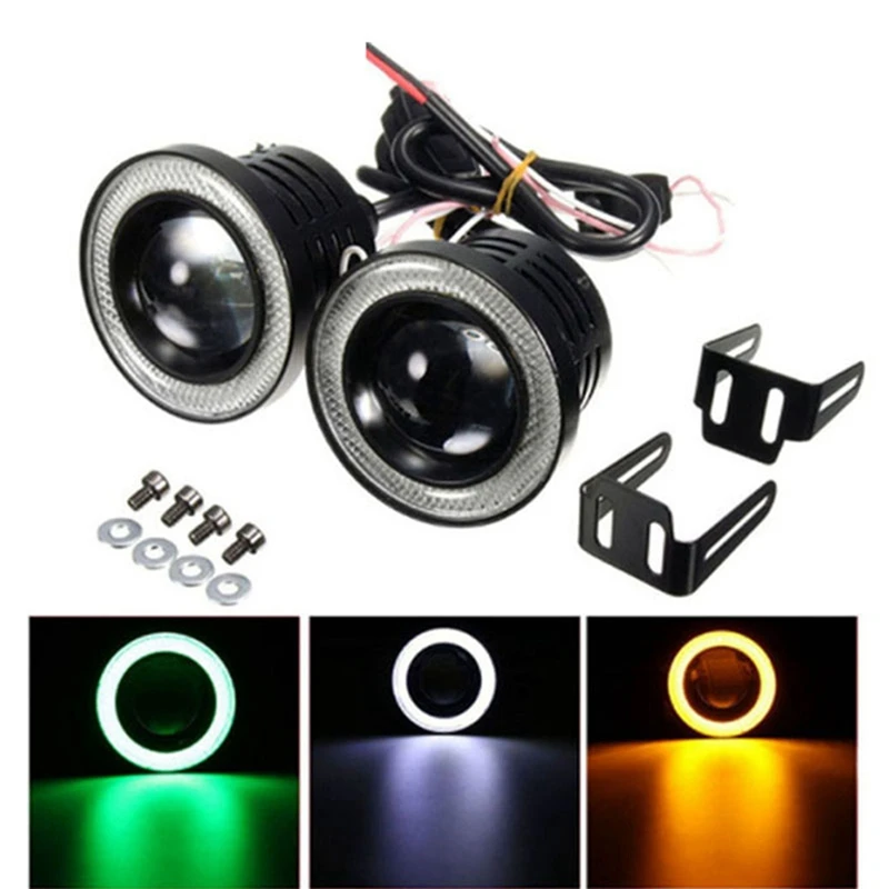 1 Pair 89Mm/3.5 Inch Car COB LED Angel Eyes Fog Light With Ring Lens Projector Sport Lights
1 Pair 89Mm/3.5 Inch Car COB LED Angel Eyes Fog Light With Ring Lens Projector Sport Lights