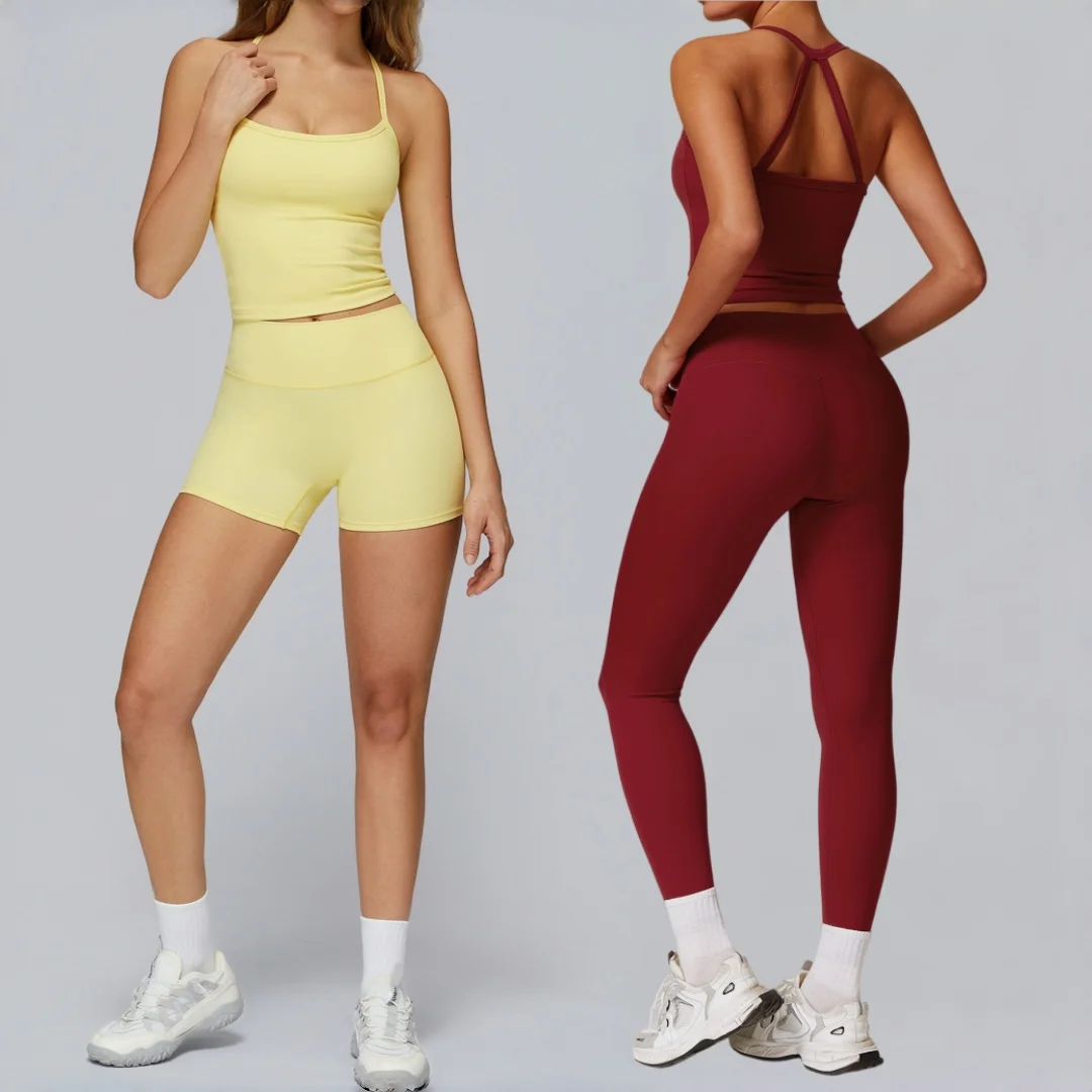 2PC Women's Skinny Sports Shorts Yoga Set High Waist Hip Lift Sports Vest Pants Fitness Set Outdoor Running Workout Gym Yoga Set
2PC Women's Skinny Sports Shorts Yoga Set High Waist Hip Lift Sports Vest Pants Fitness Set Outdoor Running Workout Gym Yoga Set