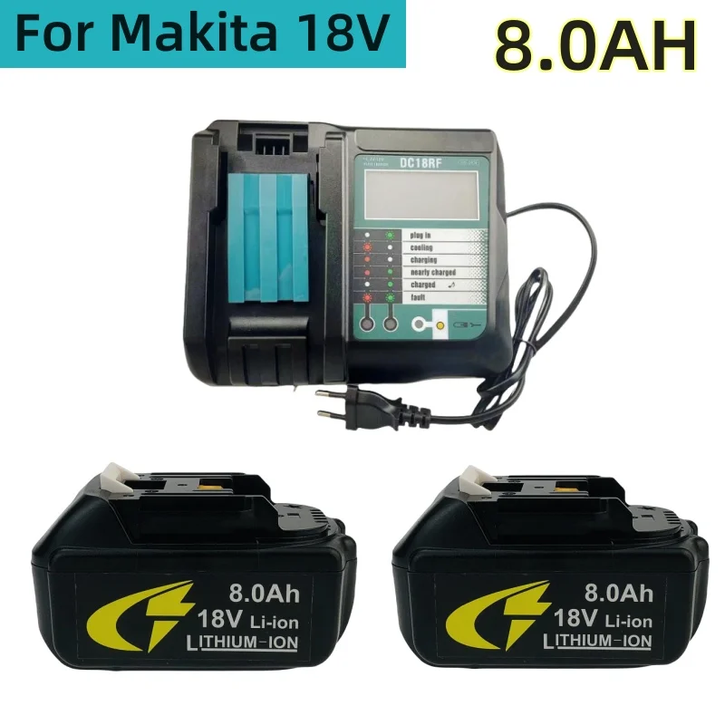 2024 Улучшенный литиевый аккумулятор для Makita 18 В 8000 мАч BL1830 BL1830B BL1840 BL1850 BL1850B BL1860B BL1815
2024 Улучшенный литиевый аккумулятор для Makita 18 В 8000 мАч BL1830 BL1830B BL1840 BL1850 BL1850B BL1860B BL1815
