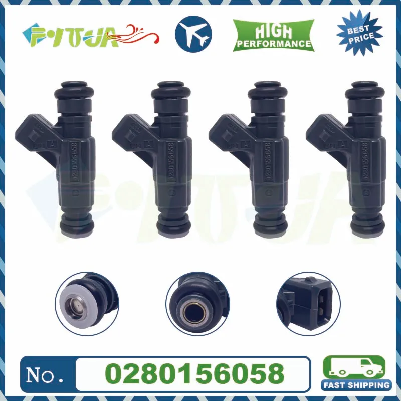 4pcs Fuel injector 0280156058 Fits For 1998 1999 2000 2001 2002 2003 2004 2005 VW Passat 1.8L
4pcs Fuel injector 0280156058 Fits For 1998 1999 2000 2001 2002 2003 2004 2005 VW Passat 1.8L