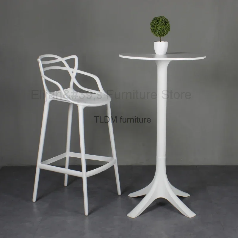 High Minimalist Bar Stools Plastic Coffee Island Breakfast Dining Chairs Kitchen Nordic Chaises De Salon Bar Furniture YX50BY
High Minimalist Bar Stools Plastic Coffee Island Breakfast Dining Chairs Kitchen Nordic Chaises De Salon Bar Furniture YX50BY