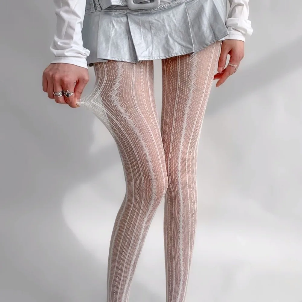 Sexy Hollowed Fishnet Pantyhose Striped Breathable Lace Tights Elastic Women's Legging Lolita Wear
Sexy Hollowed Fishnet Pantyhose Striped Breathable Lace Tights Elastic Women's Legging Lolita Wear