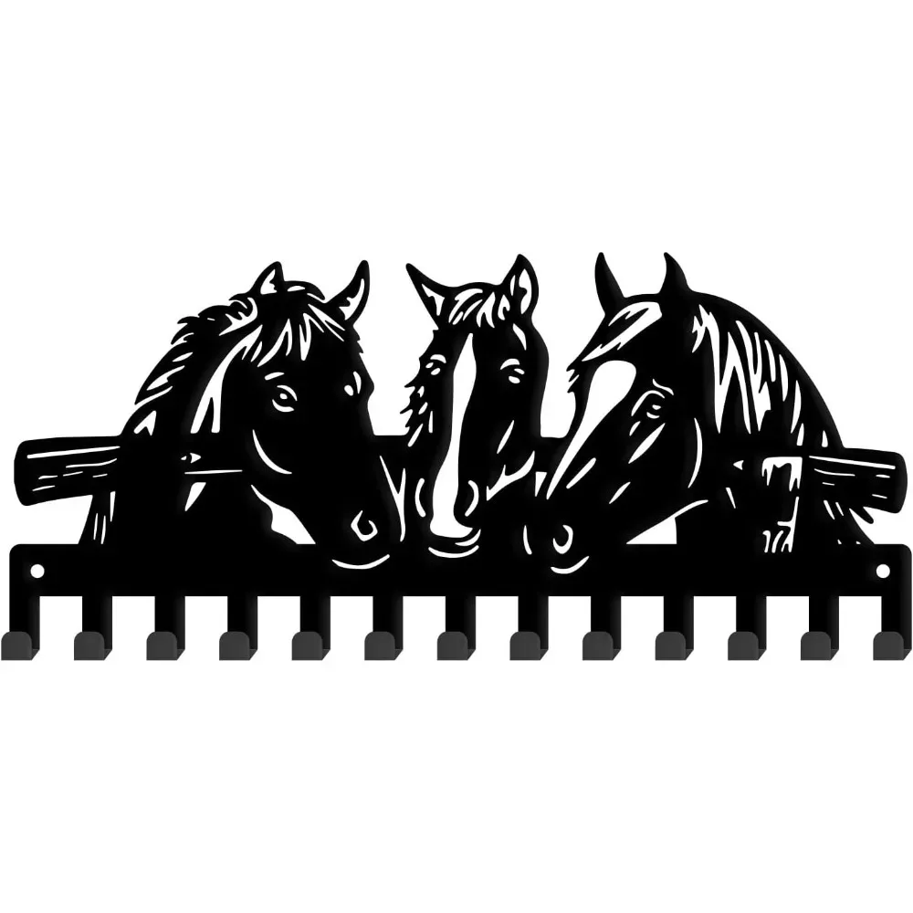 Horses Key Holder Wall Mount Farm Animal Key Hanger 13 Hooks Farmhouse Holder for Wall Rack Metal Key making kit
Horses Key Holder Wall Mount Farm Animal Key Hanger 13 Hooks Farmhouse Holder for Wall Rack Metal Key making kit