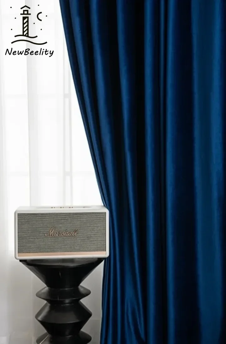 Modern Light Luxury Velvet Curtains Royal Blue for dinning Living Room Thickened Cortina full Blackout
Modern Light Luxury Velvet Curtains Royal Blue for dinning Living Room Thickened Cortina full Blackout