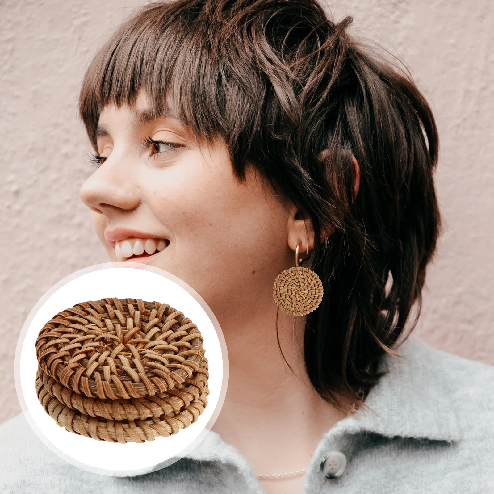 3Pcs Rattan Pendant Charms Creative DIY Jewelry Accessories Elegant Handmade Decorative Pendants for Necklace Bracelet Making
3Pcs Rattan Pendant Charms Creative DIY Jewelry Accessories Elegant Handmade Decorative Pendants for Necklace Bracelet Making