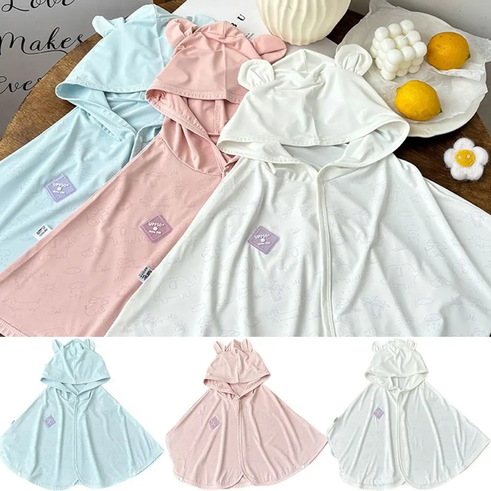 Breathable Baby Sun Protection Clothing Hooded Design Light-sensing Color Change Kids Sunscreen Cape Comfortable To Wear UPF 50+
Breathable Baby Sun Protection Clothing Hooded Design Light-sensing Color Change Kids Sunscreen Cape Comfortable To Wear UPF 50+