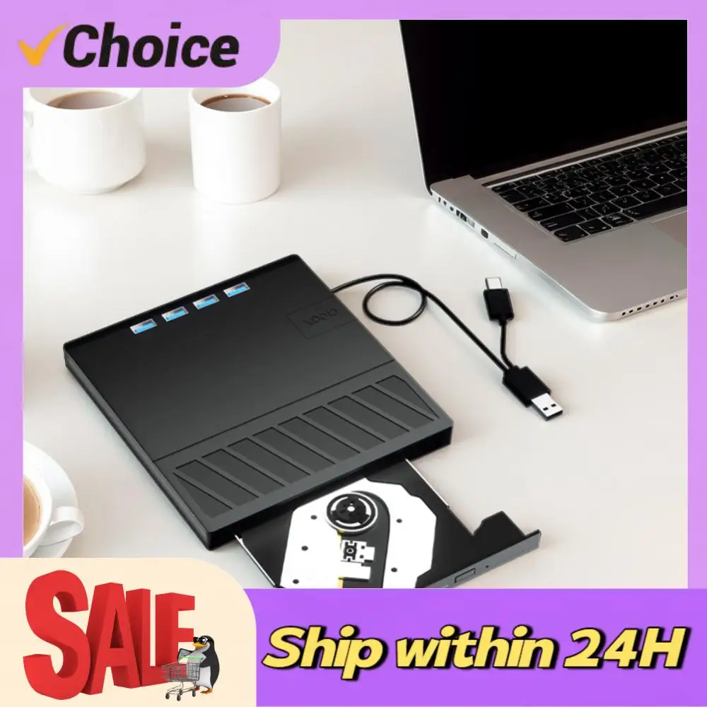 7-in-1 USB 3.0 Type C External CD DVD RW Optical Drive DVD Player Burner Reader Portable CD DVD Player for Laptop PC
7-in-1 USB 3.0 Type C External CD DVD RW Optical Drive DVD Player Burner Reader Portable CD DVD Player for Laptop PC