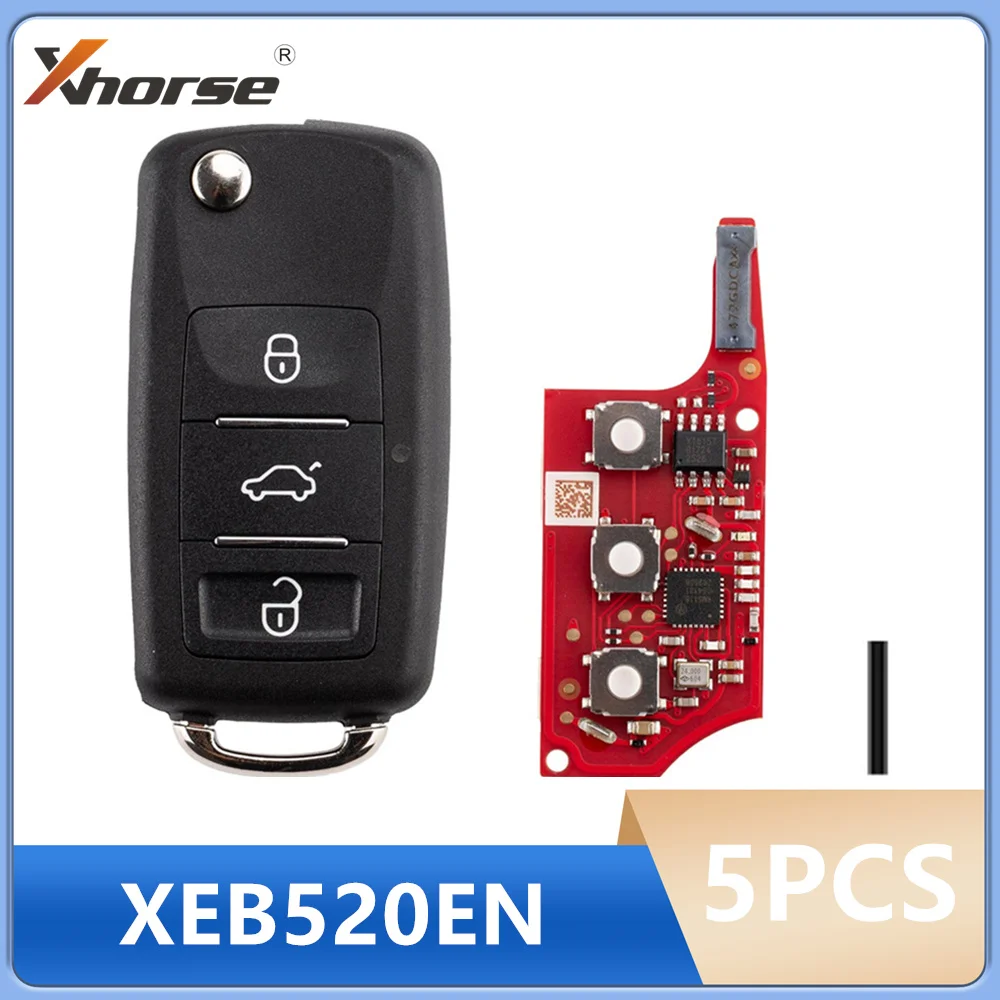 5PCS Xhorse XEB510EN Super Remote with XT27B Super Chip
5PCS Xhorse XEB510EN Super Remote with XT27B Super Chip