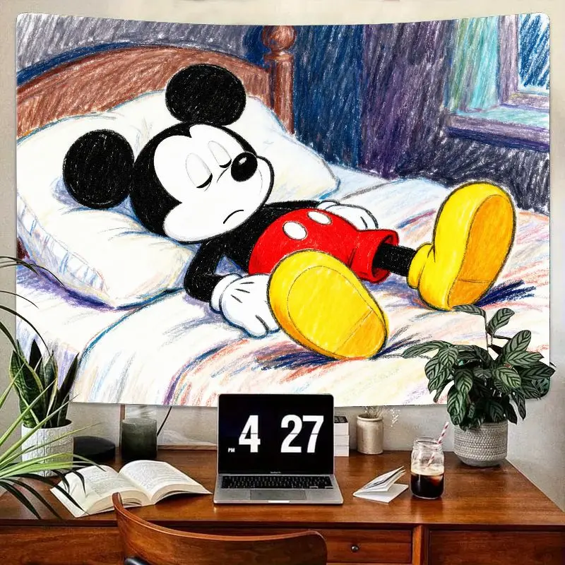 1PC Disney Mickey Mouse Sleeping Sketch Tapestry, Cute Cartoon Polyester Wall Hanging for Bedroom Living Room Dorm Decor, Gift f
1PC Disney Mickey Mouse Sleeping Sketch Tapestry, Cute Cartoon Polyester Wall Hanging for Bedroom Living Room Dorm Decor, Gift f