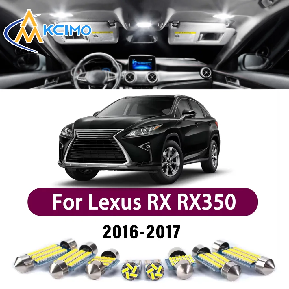 Error Free LED Interior Light Kit for Lexus RX RX350 RX450h 2016-2017 Premium Bright Dome Trunk Mirror Reading Lamps Canbus
Error Free LED Interior Light Kit for Lexus RX RX350 RX450h 2016-2017 Premium Bright Dome Trunk Mirror Reading Lamps Canbus