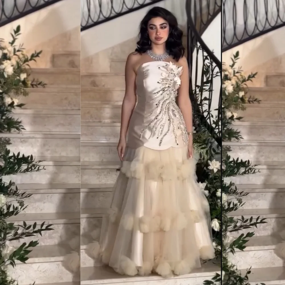 Customized Matching Pattern Sequined Pleat A-line Strapless Long Dresses Bespoke Occasion Exquisite Chinese Style
Customized Matching Pattern Sequined Pleat A-line Strapless Long Dresses Bespoke Occasion Exquisite Chinese Style