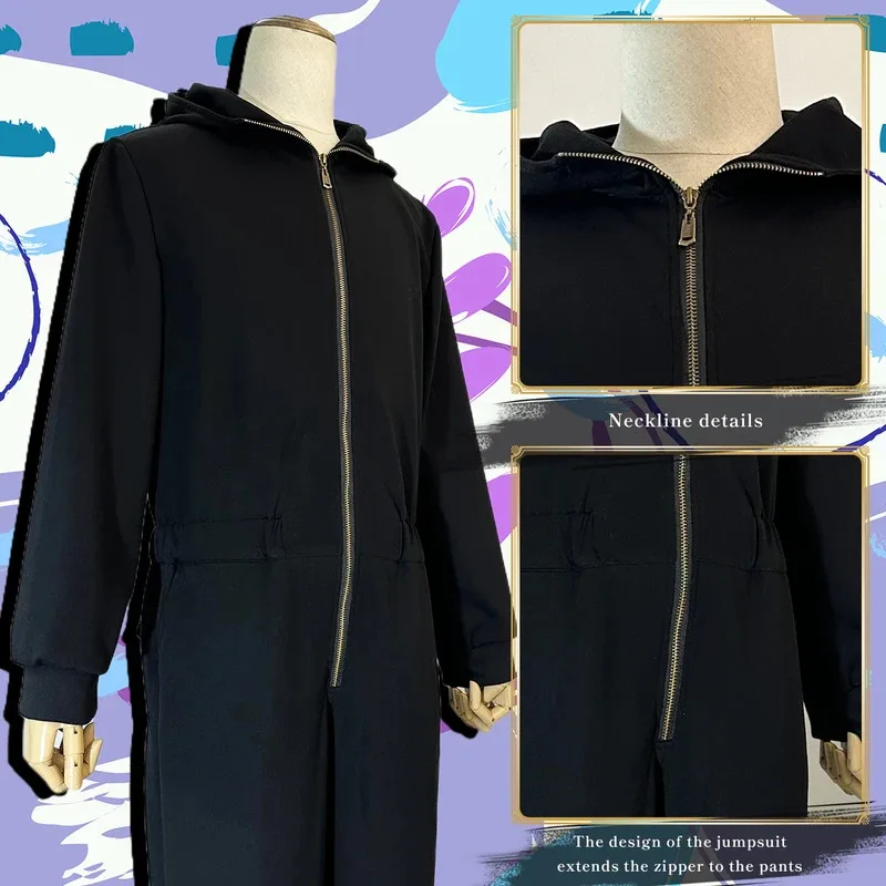 Небесная делюзия Аниме Мару Косплей Костюм Черные комбинезоны со шляпой с вышивкой сзади Повседневная одежда Вечеринка Хэллоуин Подарок x 8 s, 6
Небесная делюзия Аниме Мару Косплей Костюм Черные комбинезоны со шляпой с вышивкой сзади Повседневная одежда Вечеринка Хэллоуин Подарок x 8 s, 6