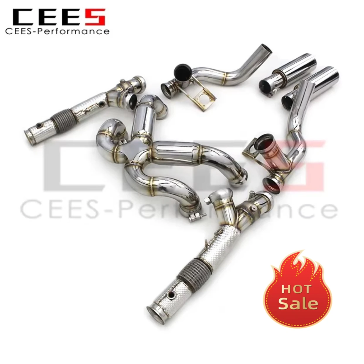 CEES Stainless Catback Exhaust for Lamborghini Murcielago LP640 V12 6.2 2007-2010 - Header Assembly
CEES Stainless Catback Exhaust for Lamborghini Murcielago LP640 V12 6.2 2007-2010 - Header Assembly