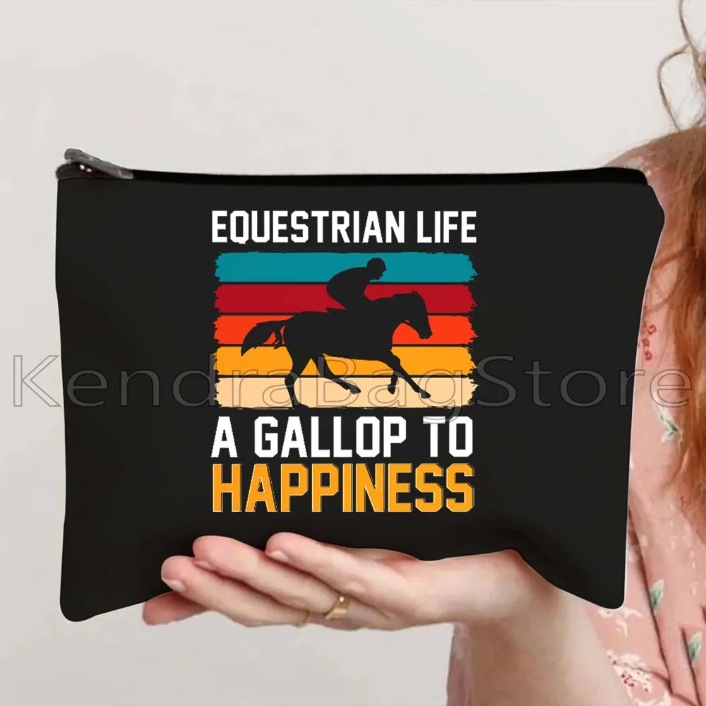 A Girl Who Loved Horses Canvas Bags Cosmetic Makeup Toilet Bag Colorful Horse Girl Racing Equestrian Riding Gifts Wallet Pouch
A Girl Who Loved Horses Canvas Bags Cosmetic Makeup Toilet Bag Colorful Horse Girl Racing Equestrian Riding Gifts Wallet Pouch