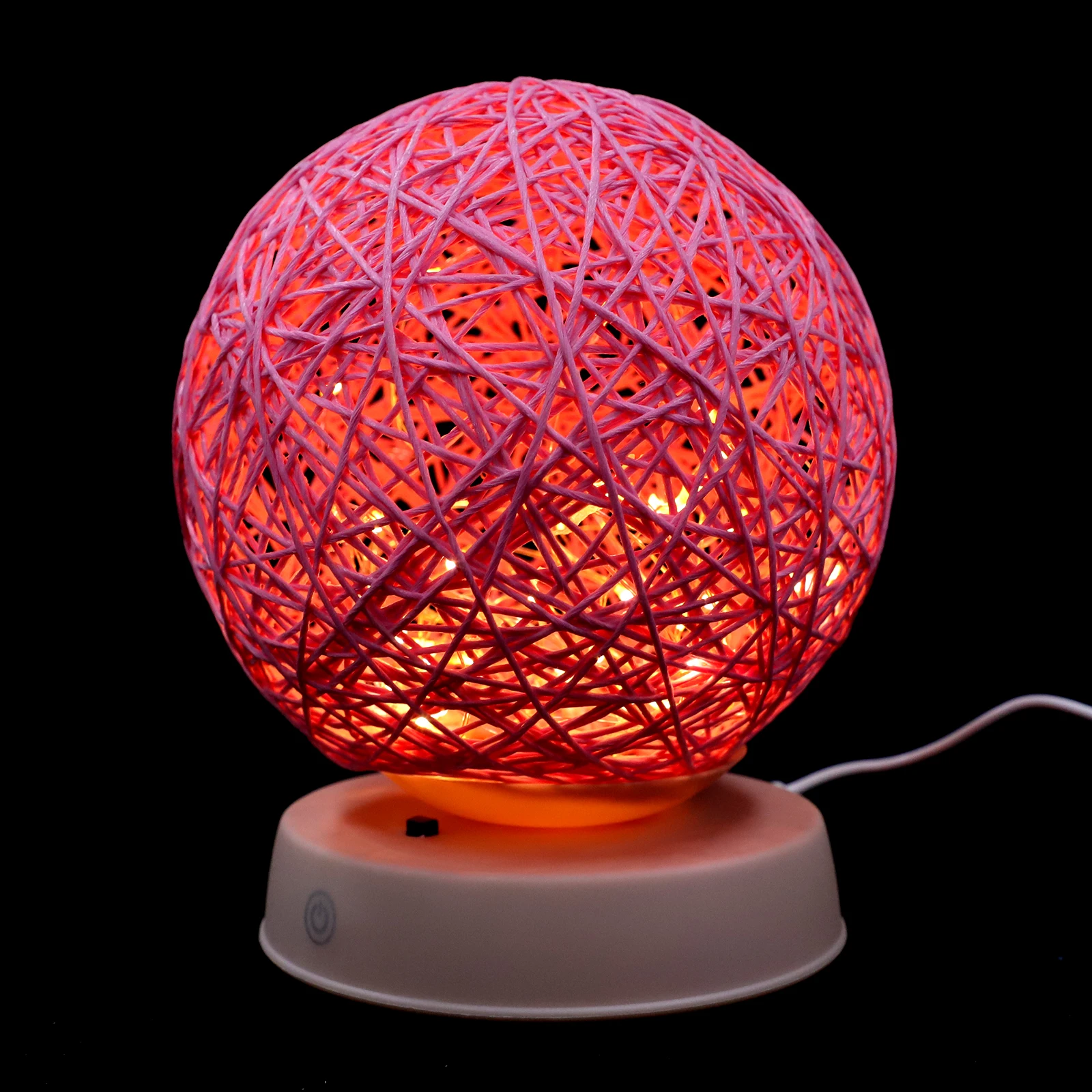 LED Small Night Lamp Creative Rattan Ball Decorative Weaving Rechargeable Bedroom Table Light Decor
LED Small Night Lamp Creative Rattan Ball Decorative Weaving Rechargeable Bedroom Table Light Decor