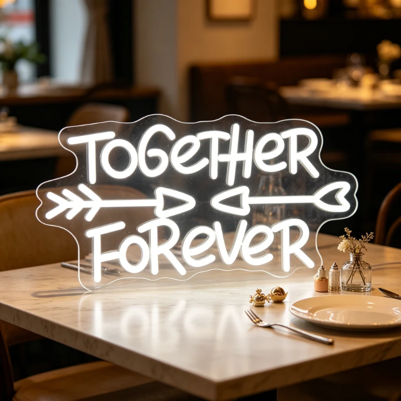 Together Forever Neon Sign LED Night Light USB Romantic Wedding Decor Lamp for Home Living Room Bedroom Table Decoration Gifts
Together Forever Neon Sign LED Night Light USB Romantic Wedding Decor Lamp for Home Living Room Bedroom Table Decoration Gifts