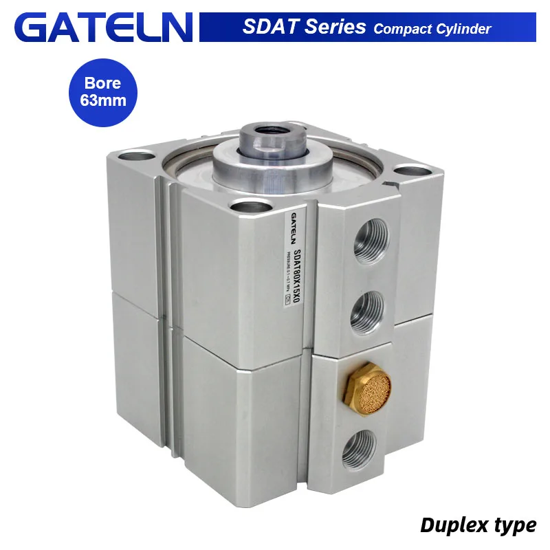 SDAT63 Duplex type pneumatic compact air cylinder Double acting SDAT63X10X0 SDAT63X5X0
SDAT63 Duplex type pneumatic compact air cylinder Double acting SDAT63X10X0 SDAT63X5X0