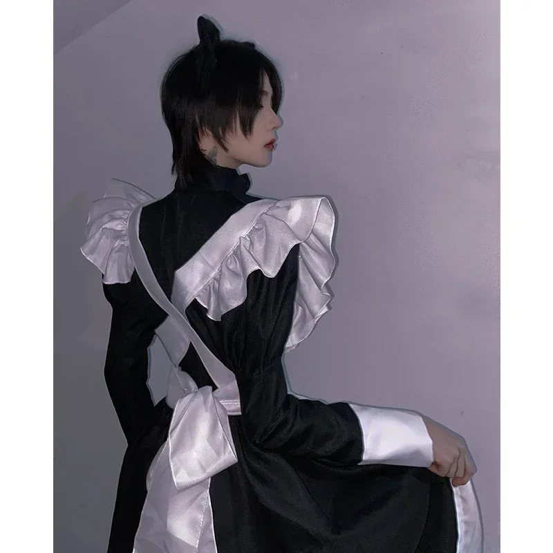Maid Outfit Cosplay Lolita Set Clothes Vintage Men Women Japanese Style Cute Kawaii Gothic Role Play Costume Black and White
Maid Outfit Cosplay Lolita Set Clothes Vintage Men Women Japanese Style Cute Kawaii Gothic Role Play Costume Black and White