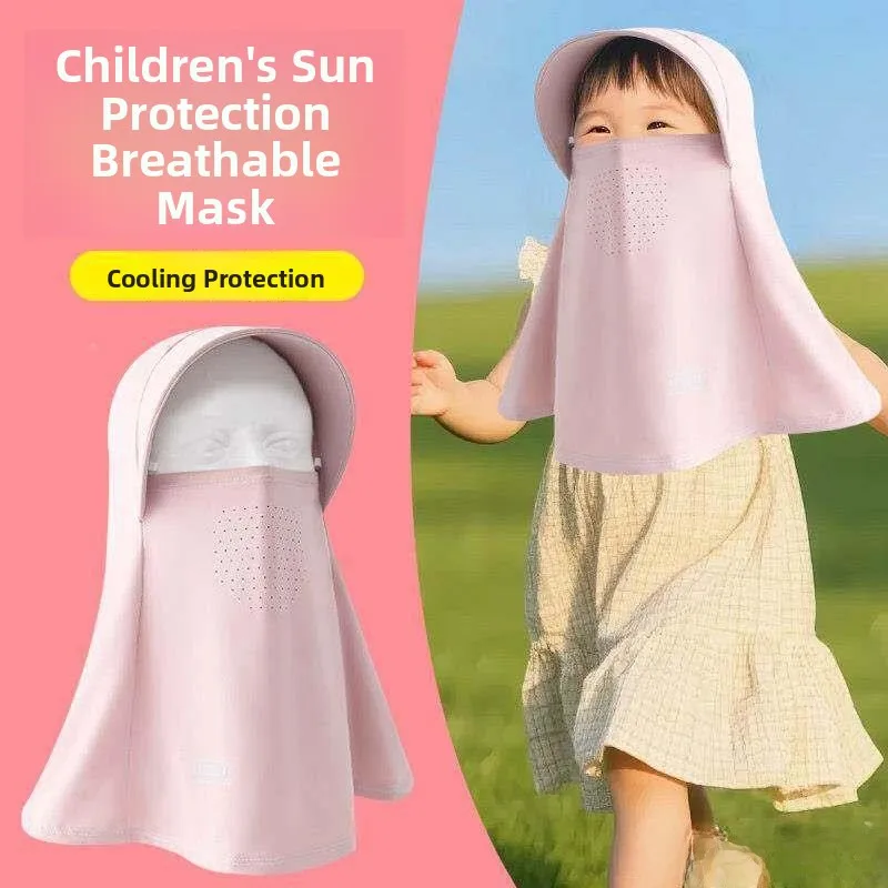 Children's Full-Protection Sunscreen Hat with Mask Neck Protection Face Desert Sandproof Breathable Elastic Band Hat
Children's Full-Protection Sunscreen Hat with Mask Neck Protection Face Desert Sandproof Breathable Elastic Band Hat