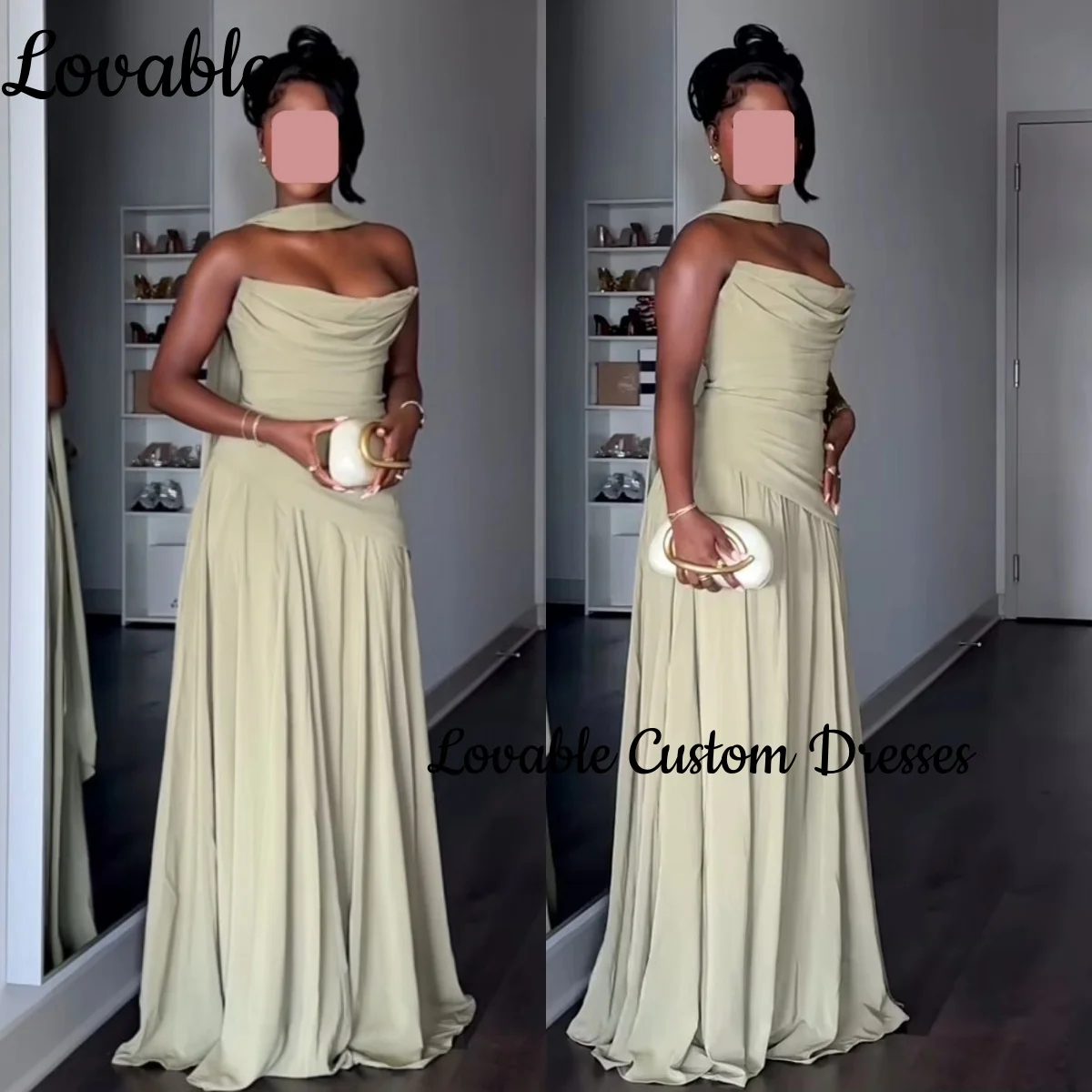 Женское вечернее платье на заказ, А-силуэт, без бретелек, в пол, с рюшами, для торжественных мероприятий, без рукавов, на молнии, для вечеринок
Женское вечернее платье на заказ, А-силуэт, без бретелек, в пол, с рюшами, для торжественных мероприятий, без рукавов, на молнии, для вечеринок