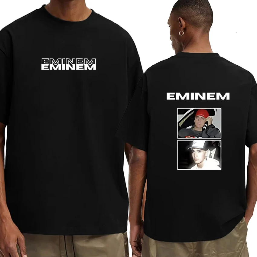 Rapper Eminem Marshall Byuce Mathers Album 2025 Graphic 100% Cotton Tee shirt Men Women Summer Unisex Loose short sleeve t-shirt
Rapper Eminem Marshall Byuce Mathers Album 2025 Graphic 100% Cotton Tee shirt Men Women Summer Unisex Loose short sleeve t-shirt
