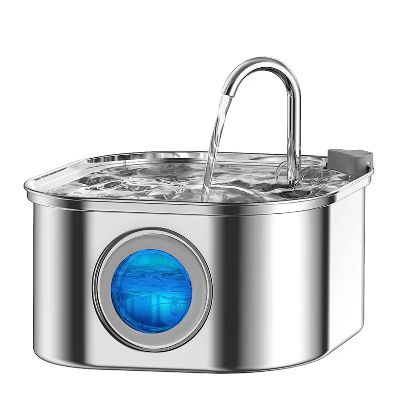 New Cat Water Fountain 3.2L Pet Water Fountain Stainless Steel Dog Water Dispenser Automatic Cat Fountain with Level Window
New Cat Water Fountain 3.2L Pet Water Fountain Stainless Steel Dog Water Dispenser Automatic Cat Fountain with Level Window