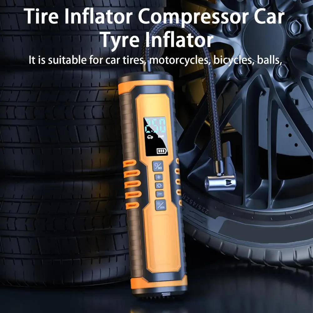 1 Set Air Pump Rechargeable Digital Display Cordless 6000mAh LED Light Portable Tire Inflator Compressor Car Tyre Inflator Auto
1 Set Air Pump Rechargeable Digital Display Cordless 6000mAh LED Light Portable Tire Inflator Compressor Car Tyre Inflator Auto