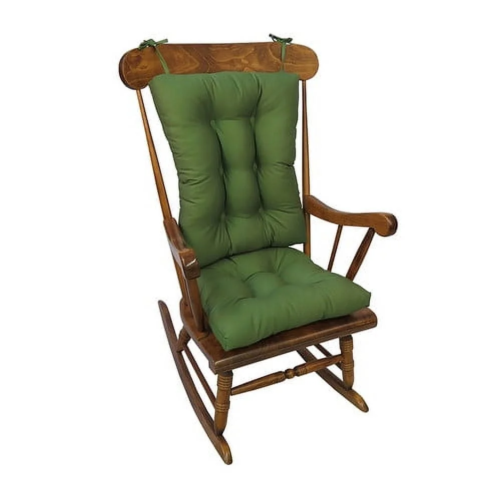 Slip Resistant Jumbo Rocking Chair Cushions Set Tufted Cotton Indoor Use Contemporary Design Spot Clean 17x17x3 Inch
Slip Resistant Jumbo Rocking Chair Cushions Set Tufted Cotton Indoor Use Contemporary Design Spot Clean 17x17x3 Inch