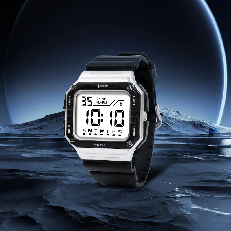Цифровые спортивные часы для мужчин, черные тактические электронные наручные часы, прямоугольные водонепроницаемые часы с большим циферблатом, мужские часы
Цифровые спортивные часы для мужчин, черные тактические электронные наручные часы, прямоугольные водонепроницаемые часы с большим циферблатом, мужские часы
