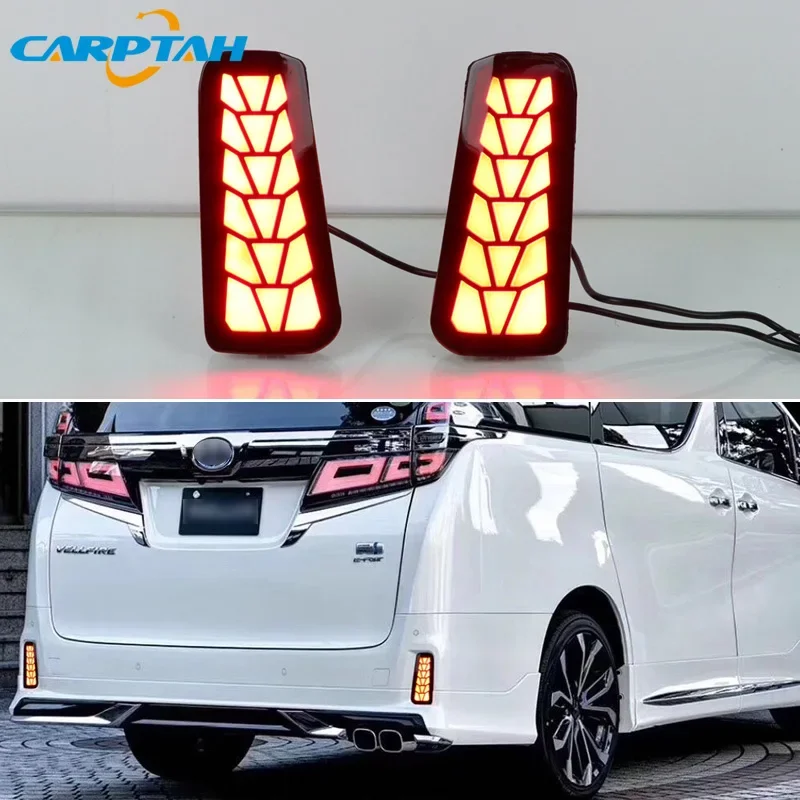 Автомобильные лампы для заднего бампера, противотуманные фары для Toyota Vellfire 2016 2017 2018
Автомобильные лампы для заднего бампера, противотуманные фары для Toyota Vellfire 2016 2017 2018