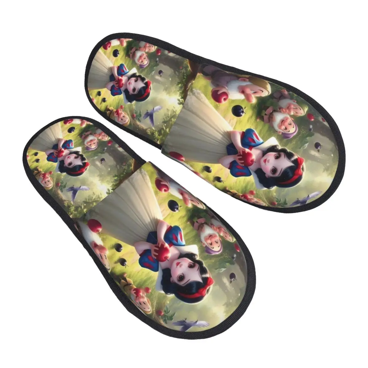 Custom Snow White And The Seven Dwarfs Guest Slippers for Bedroom Women Animation House Slipper
Custom Snow White And The Seven Dwarfs Guest Slippers for Bedroom Women Animation House Slipper