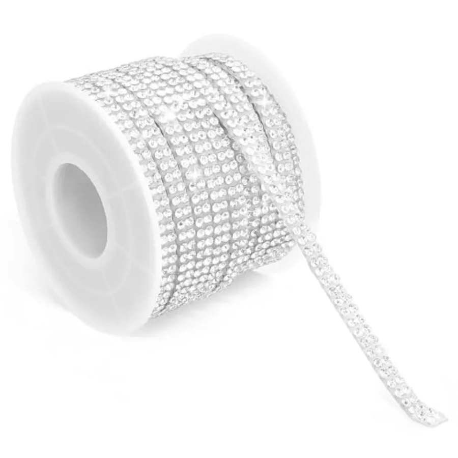 Rhinestone Ribbon 0 Yards 2 Rows Silver Self Adhesive Rhinestones Strips Glitter Rhinestones Tape Resin Crystal Rhinestones Rol
Rhinestone Ribbon 0 Yards 2 Rows Silver Self Adhesive Rhinestones Strips Glitter Rhinestones Tape Resin Crystal Rhinestones Rol