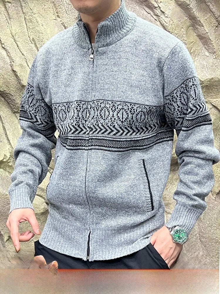 Warm Fce Lined Knitted Cardigan for Men Ethnic Sle Tka Embroidery Proced Autumn Winter Faion Breathable Polyester F...
Warm Fce Lined Knitted Cardigan for Men Ethnic Sle Tka Embroidery Proced Autumn Winter Faion Breathable Polyester F...