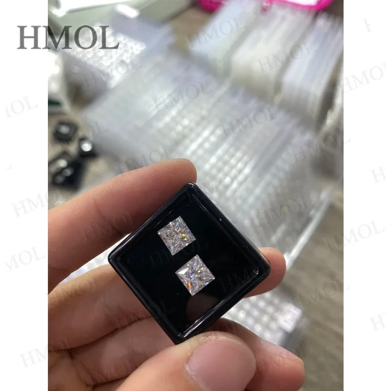 0.15-10ct Moissanite Stone D Color Princess Shape VVS1 Advanced Jewelry Making Materials Beads Dazzling fire Customized style
0.15-10ct Moissanite Stone D Color Princess Shape VVS1 Advanced Jewelry Making Materials Beads Dazzling fire Customized style