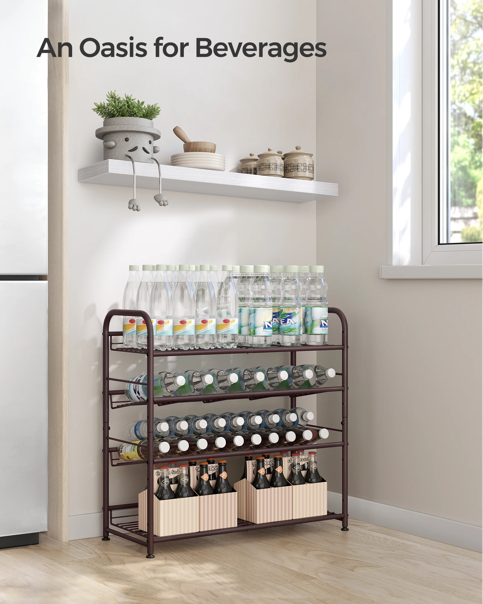 SONGMICS Stackable Shoe Rack, 4 Tier Metal Shoes Rack Storage Shelf, Holds up to 16 Pairs Shoes, Adjustable Slanted Shelves Towe
SONGMICS Stackable Shoe Rack, 4 Tier Metal Shoes Rack Storage Shelf, Holds up to 16 Pairs Shoes, Adjustable Slanted Shelves Towe