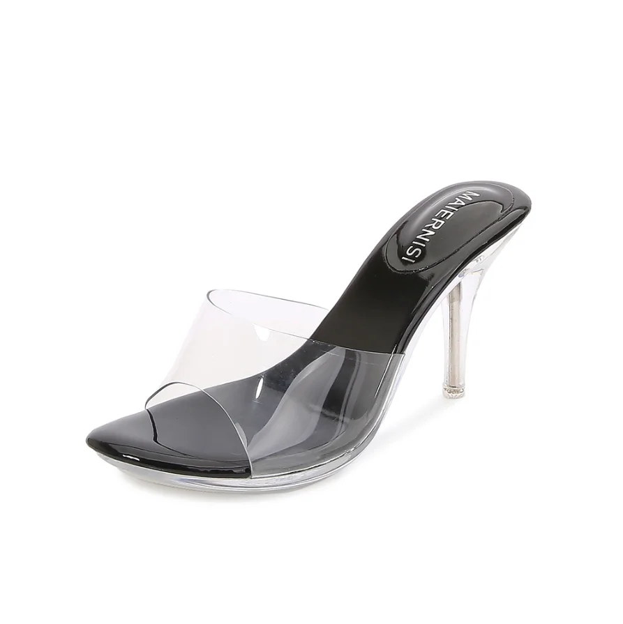 Crystal High Heeled Slippers Women Sandals Transparent Slippers Outside Ladies Shoes Womens Sexy Shoes Designer Sandals 5-8cm
Crystal High Heeled Slippers Women Sandals Transparent Slippers Outside Ladies Shoes Womens Sexy Shoes Designer Sandals 5-8cm