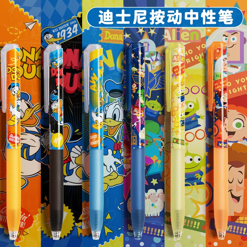 Disney 3pcs/set Retractable Gel Pen Set, Cartoon Donald Duck Design for Students, Black Ink
Disney 3pcs/set Retractable Gel Pen Set, Cartoon Donald Duck Design for Students, Black Ink