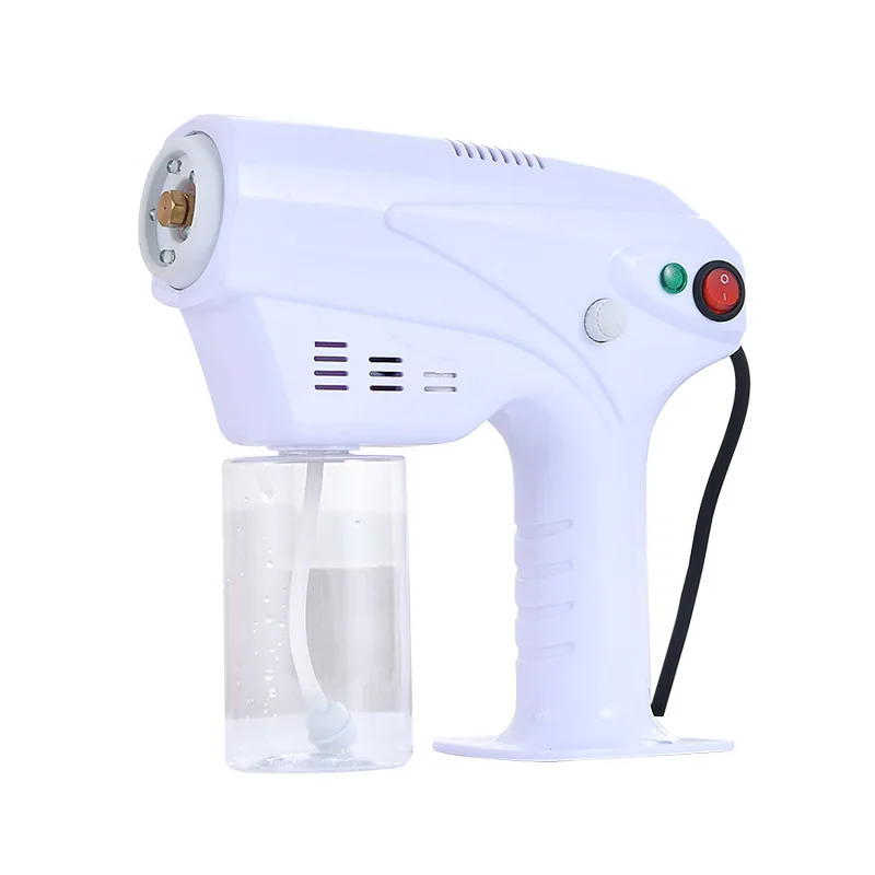 Negative ion nano spray gun, portable hydrating spray instrument, disinfection , hair dressing, hair perming and dyeing care
Negative ion nano spray gun, portable hydrating spray instrument, disinfection , hair dressing, hair perming and dyeing care
