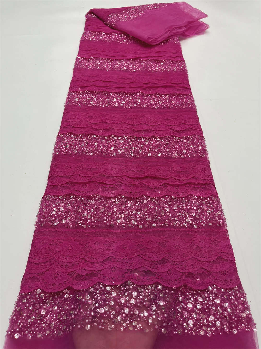 Pure Color Nigerian Tulle Lace African Sequence Fabric With Beads 2023 High Quality African French Mesh Net Lace Fabric 5Yards
Pure Color Nigerian Tulle Lace African Sequence Fabric With Beads 2023 High Quality African French Mesh Net Lace Fabric 5Yards