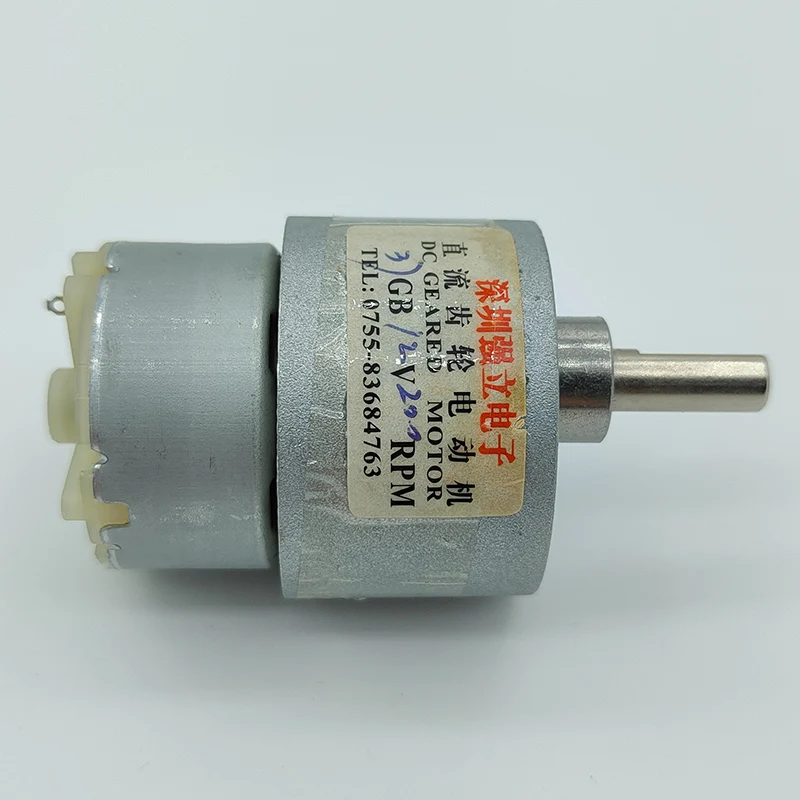 ZGB37 Mini 37mm Metal Gear Motor 200RPM Slow Speed High Torque DC 6V-12V Micro Gearbox Reduction for DIY Robot Car Model
ZGB37 Mini 37mm Metal Gear Motor 200RPM Slow Speed High Torque DC 6V-12V Micro Gearbox Reduction for DIY Robot Car Model
