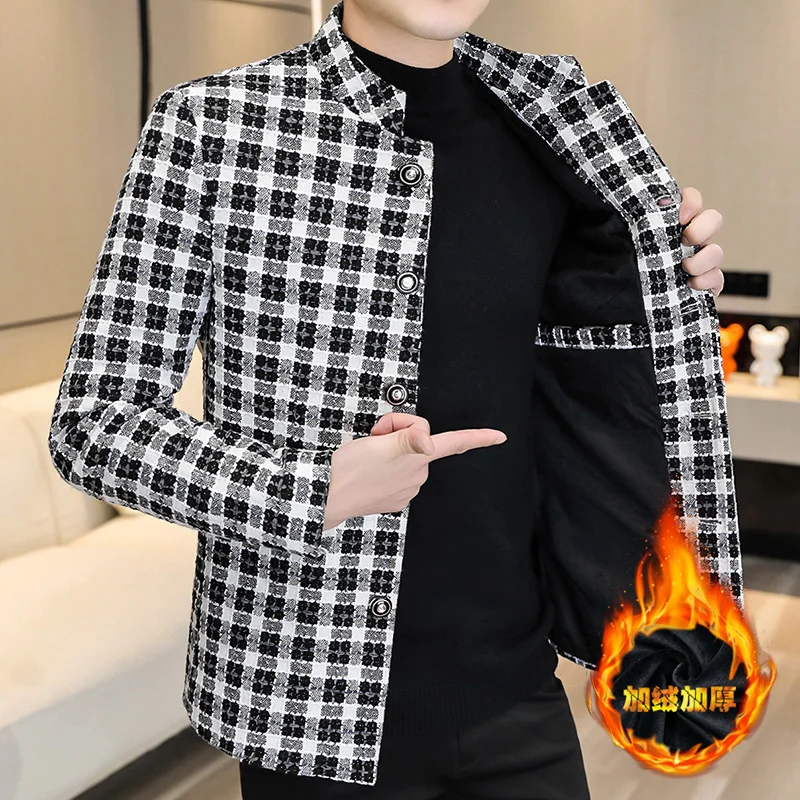 Autumn Winter Jackets Men Casual Slim Fit Business Woolen Coats Thick Warm Stand Collar Streetwear Social Top Male Clothing 2022
Autumn Winter Jackets Men Casual Slim Fit Business Woolen Coats Thick Warm Stand Collar Streetwear Social Top Male Clothing 2022