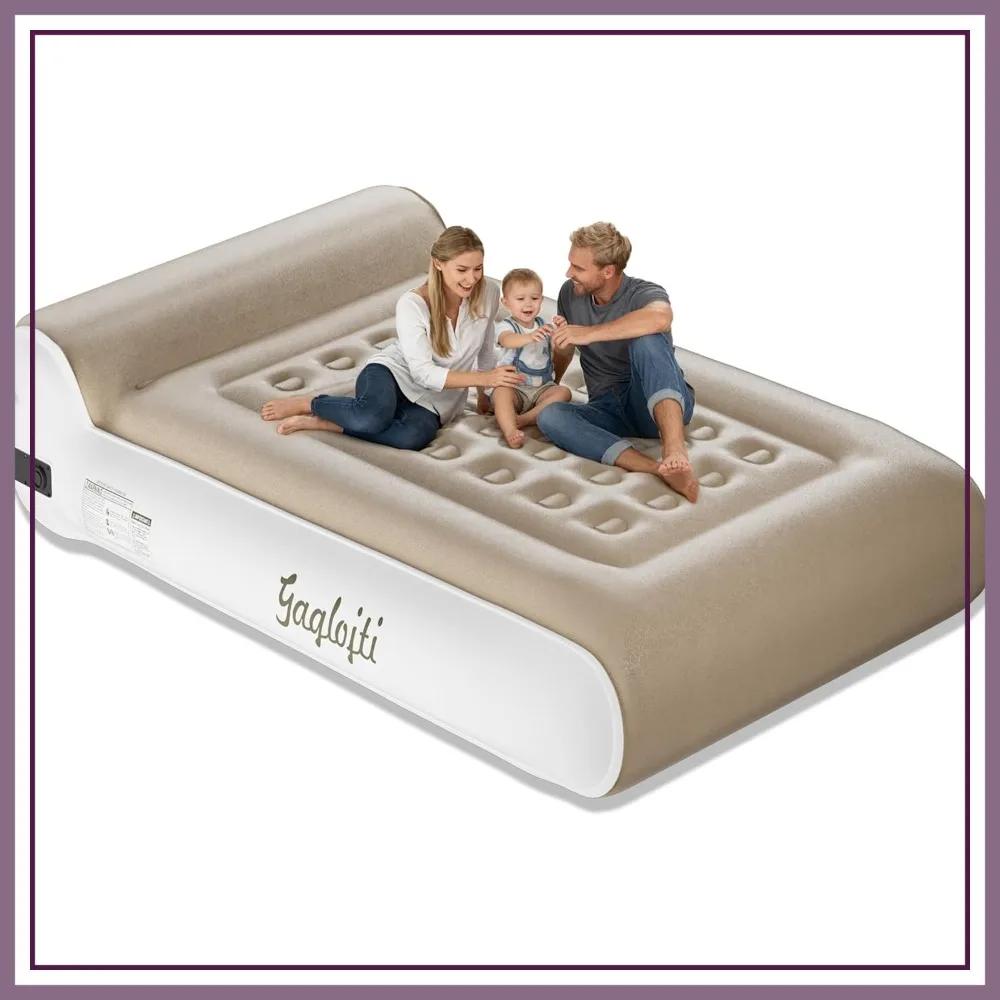 16 Inch Queen Air Mattress with Built-in Pump for Camping, Portable Blow Up Bed with Carry Bag, Inflatable Airbed for Guest Home
16 Inch Queen Air Mattress with Built-in Pump for Camping, Portable Blow Up Bed with Carry Bag, Inflatable Airbed for Guest Home
