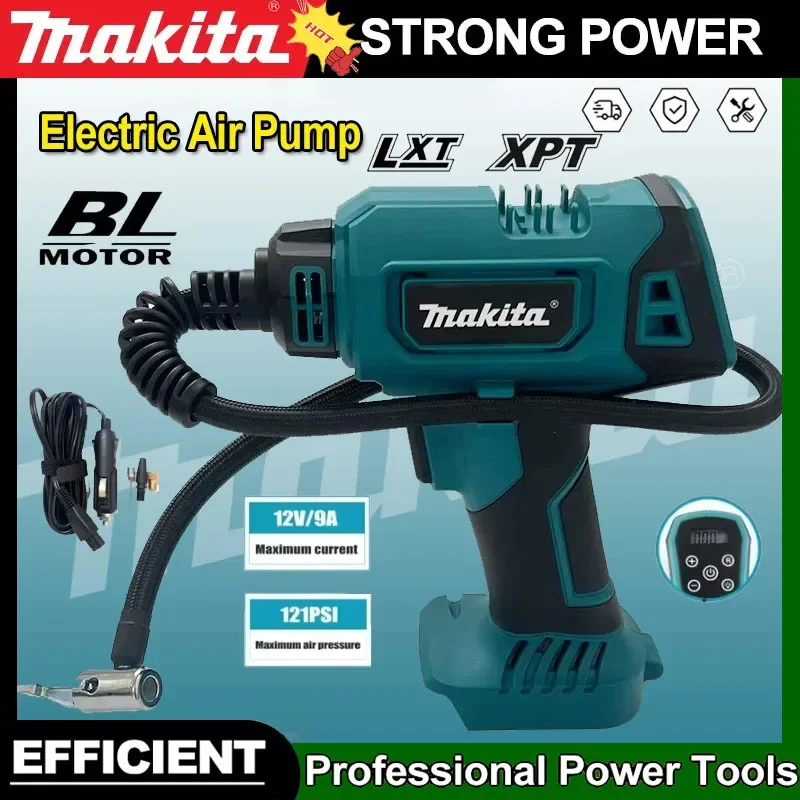 Воздушный насос Makita 12 В перезаряжаемый ручной 600 мм беспроводной портативный электрический воздушный компрессор для автомобилей для аккумулятора 18 В
Воздушный насос Makita 12 В перезаряжаемый ручной 600 мм беспроводной портативный электрический воздушный компрессор для автомобилей для аккумулятора 18 В