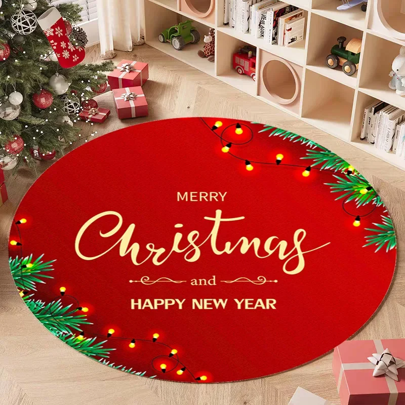 Christmas Living Room Carpet Bedroom Round Sofa Coffee Table Carpet Home Floor Mat
Christmas Living Room Carpet Bedroom Round Sofa Coffee Table Carpet Home Floor Mat