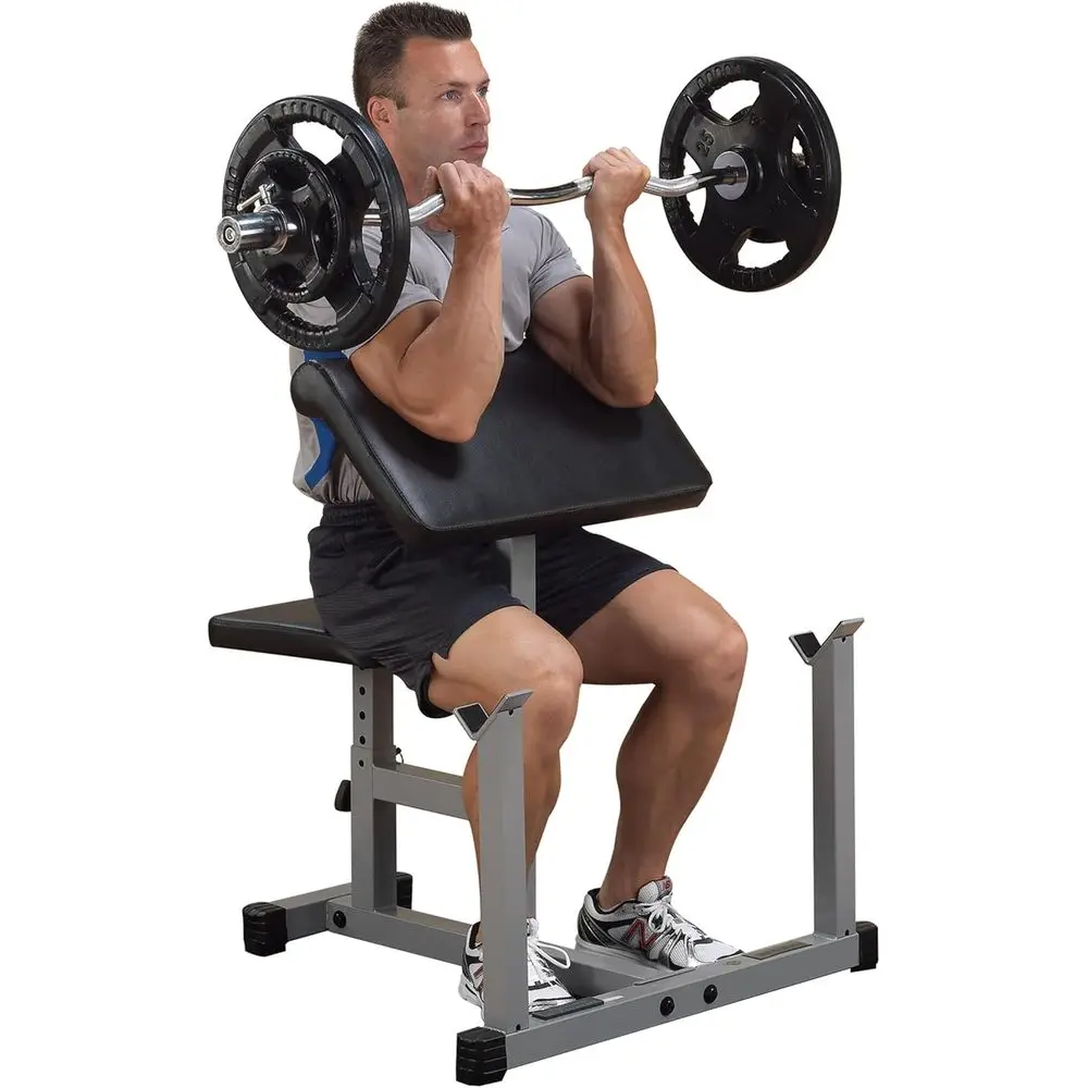 Adjustable Seat Preacher Curl Bench with Wider Base
Adjustable Seat Preacher Curl Bench with Wider Base