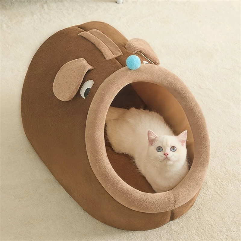 Cat Bed Enclosed Warm Thick Removable Washable Large Space Multi Cat Cozy Winter Nest For Cats And Small Dogs Christmas Gift
Cat Bed Enclosed Warm Thick Removable Washable Large Space Multi Cat Cozy Winter Nest For Cats And Small Dogs Christmas Gift