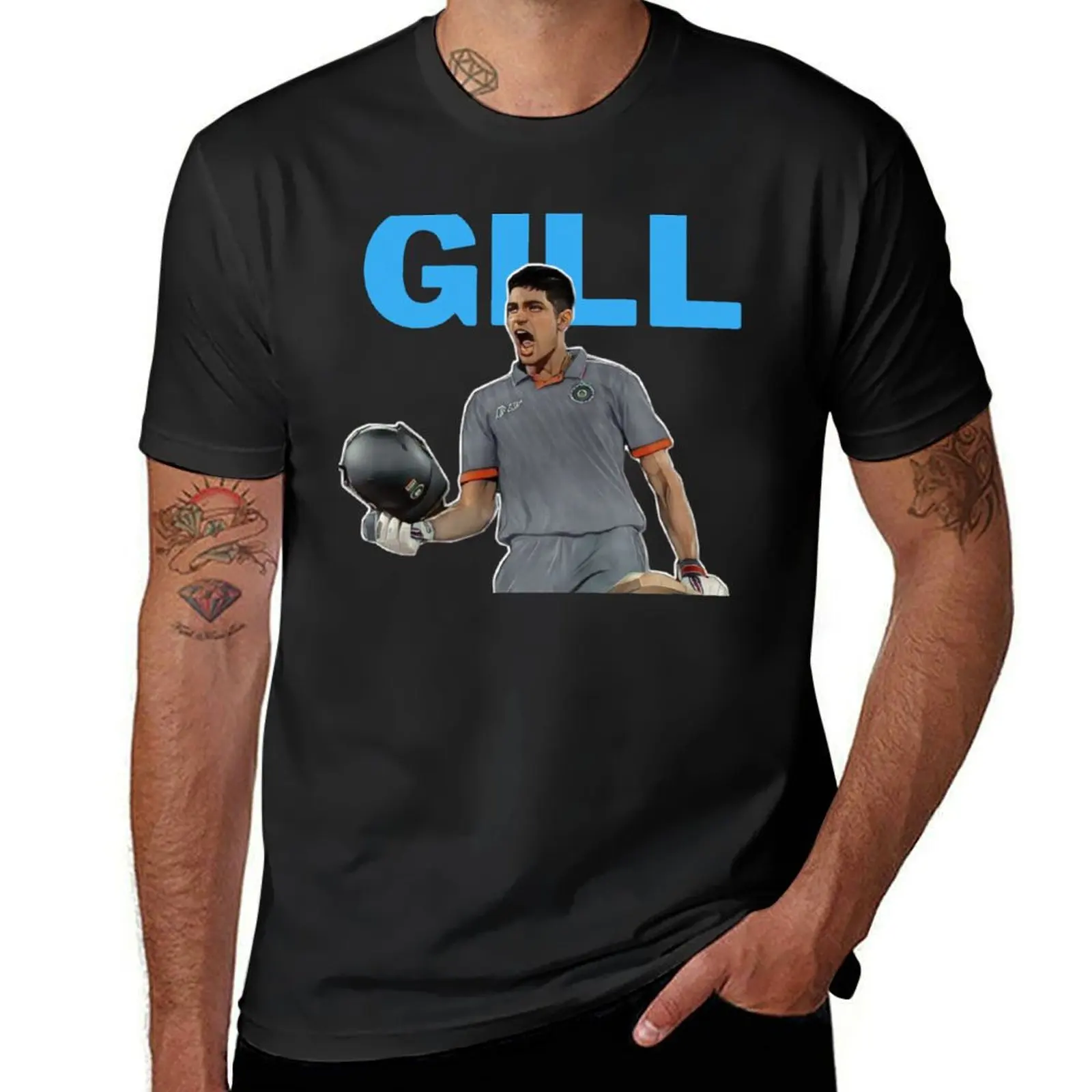 Gill Shubman Indian Cricket Player Illustration T-Shirt oversize t-shirts man Man t-shirt aesthetic clothes clothes for men
Gill Shubman Indian Cricket Player Illustration T-Shirt oversize t-shirts man Man t-shirt aesthetic clothes clothes for men