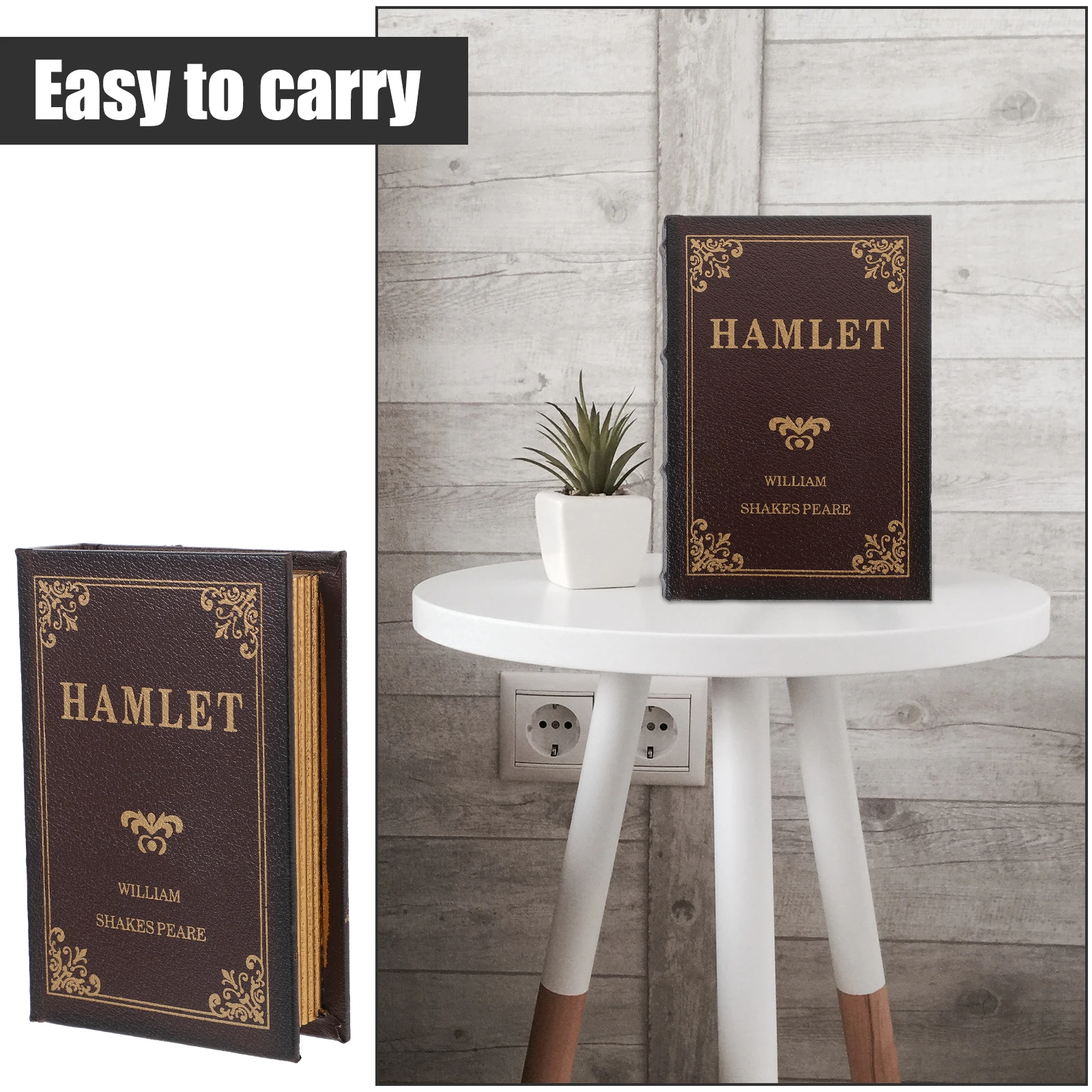 Home Decor Imitation Book Decoration Fake Container Decorative Books for Bookshelf Faux Storage Travel
Home Decor Imitation Book Decoration Fake Container Decorative Books for Bookshelf Faux Storage Travel