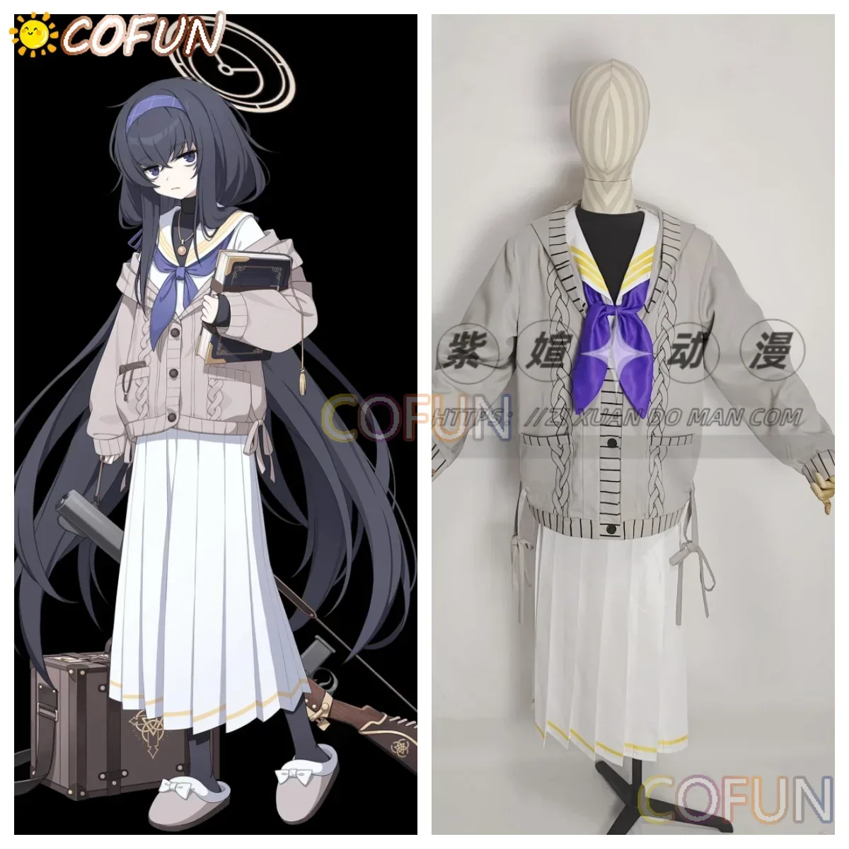 COFUN Game Blue Archive Kozeki Ui Cosplay Costume Women Party Dress Suit Halloween Carnival Uniforms Anime Clothing Custom Made
COFUN Game Blue Archive Kozeki Ui Cosplay Costume Women Party Dress Suit Halloween Carnival Uniforms Anime Clothing Custom Made