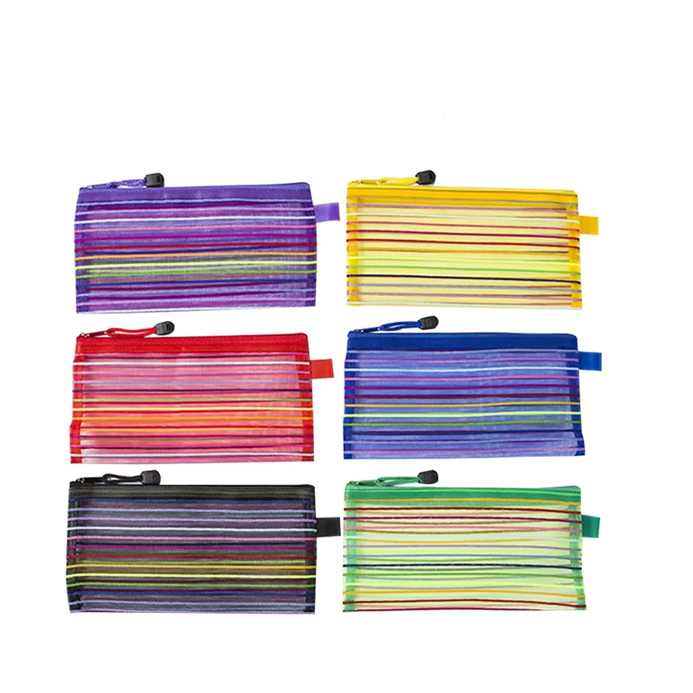 12 Pcs Colorful Mesh Stationery Bag Nylon Zipper Document Holder Office School Supplies Waterproof File Bag Folder
12 Pcs Colorful Mesh Stationery Bag Nylon Zipper Document Holder Office School Supplies Waterproof File Bag Folder